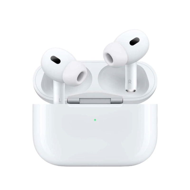 AirPods Pro 2 with Active Noise Cancellation for an immersive music experience.