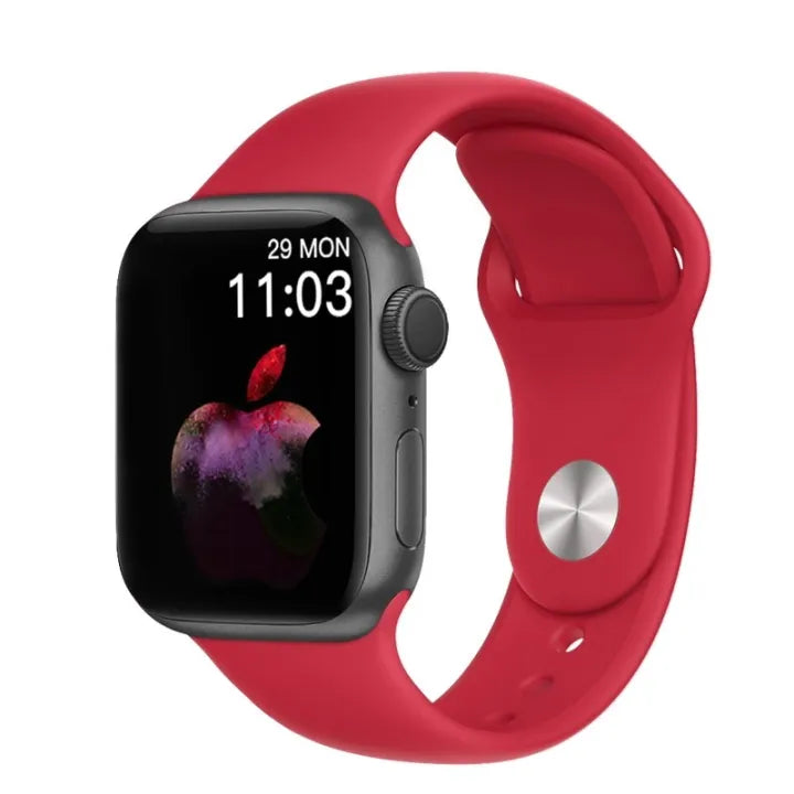 Close-up of D9 Ultra Smart Watch 7+1, showing heart rate monitor and fitness features.