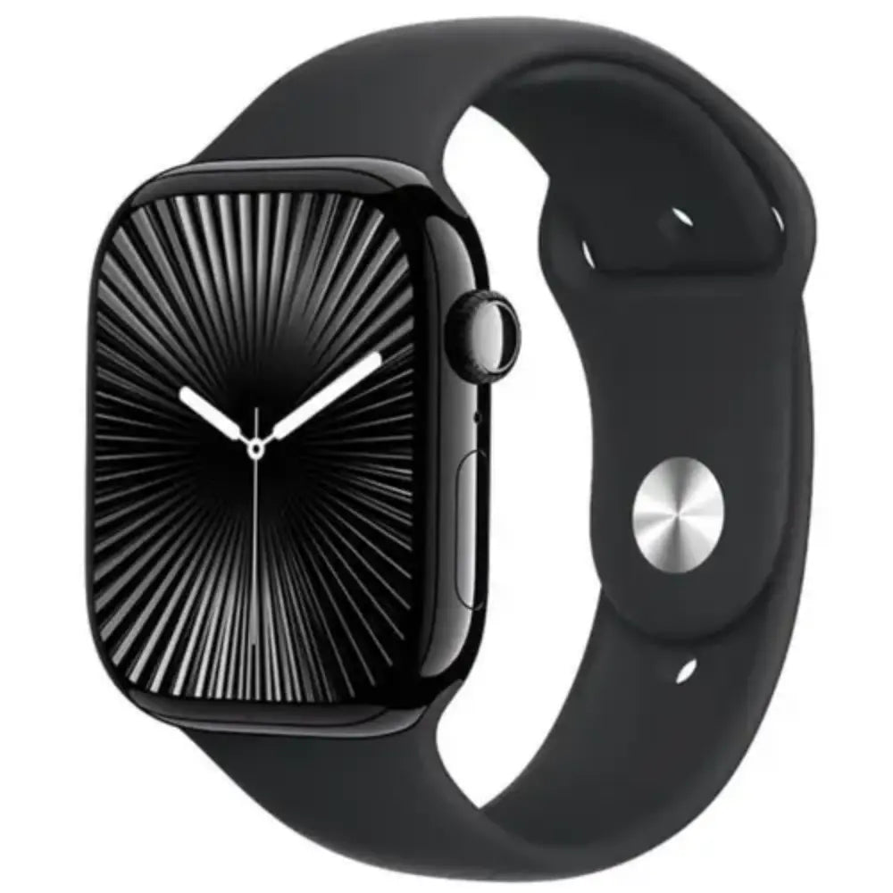 Series 10 Apple Logo Smartwatch displayed with a close-up view of the strap and screen.
