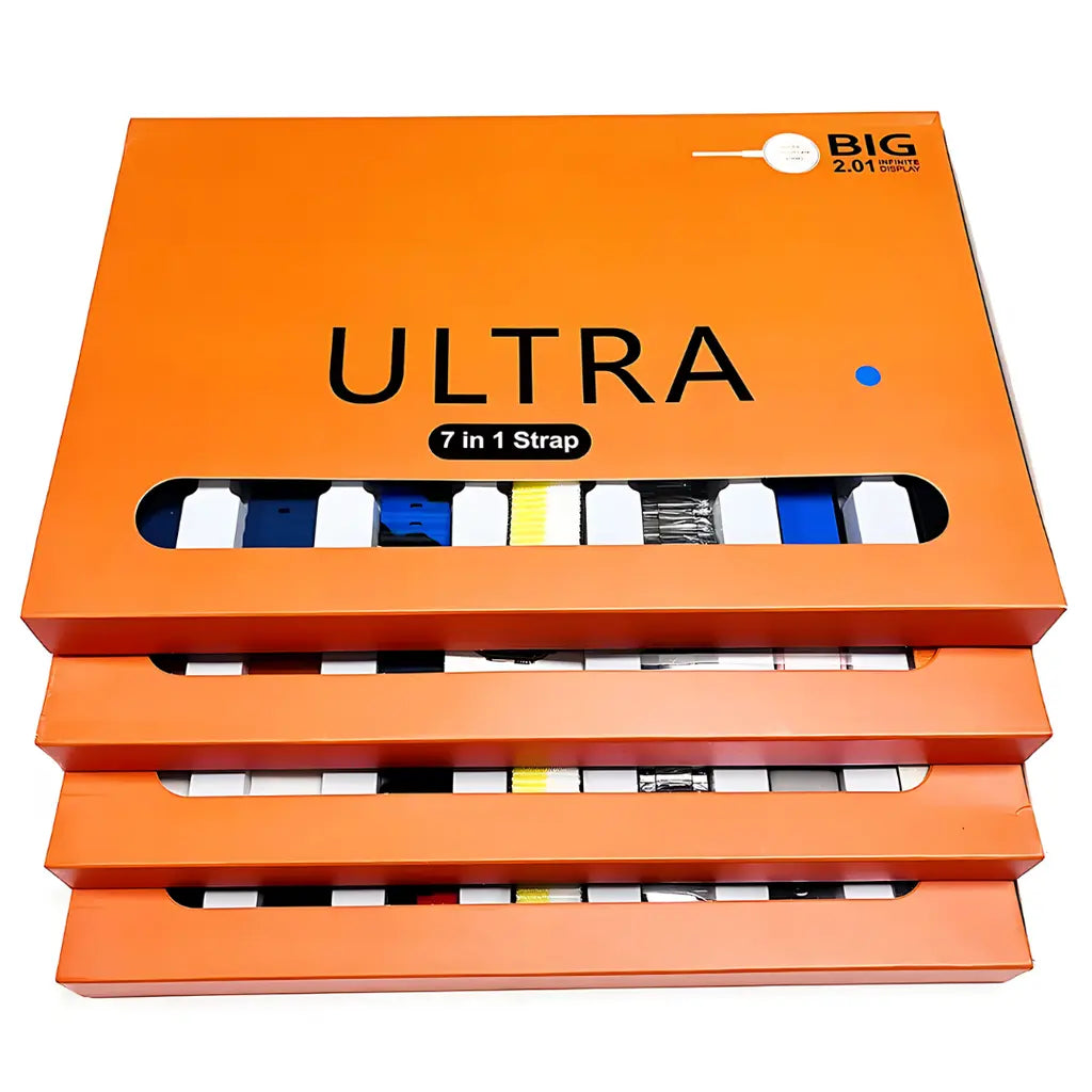Ultra 7-in-1 Strap Smart Watch with box